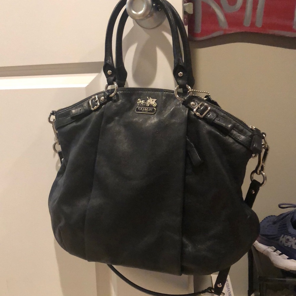 black Coach bag